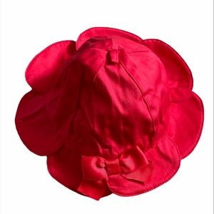 Red Mayoral Newborn sun hat